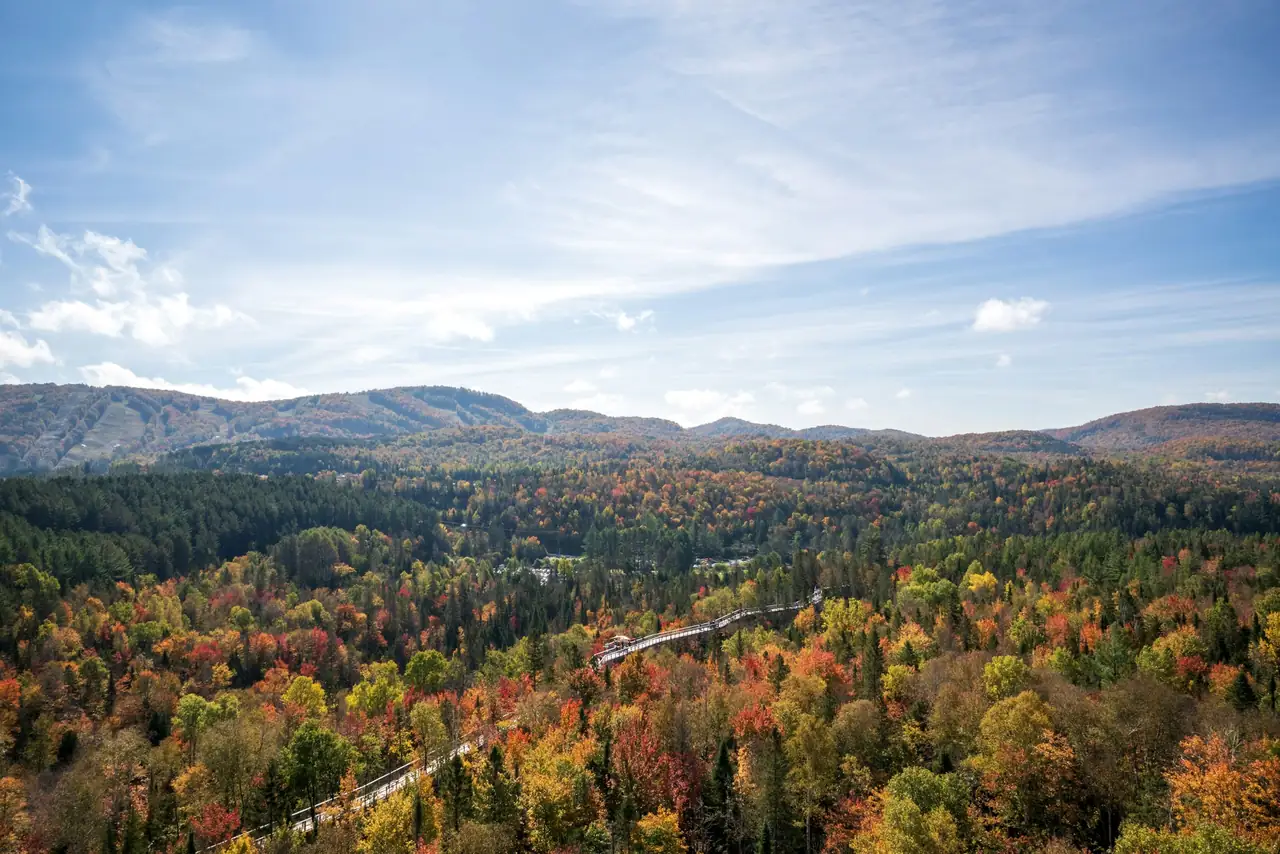 Collines des Laurentides en automne